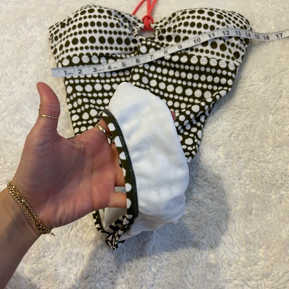 Boden Women’s Sz 12 One Piece Swimsuit Polka Dot Multicolor Preppy Summer Resort - Picture 5 of 7
